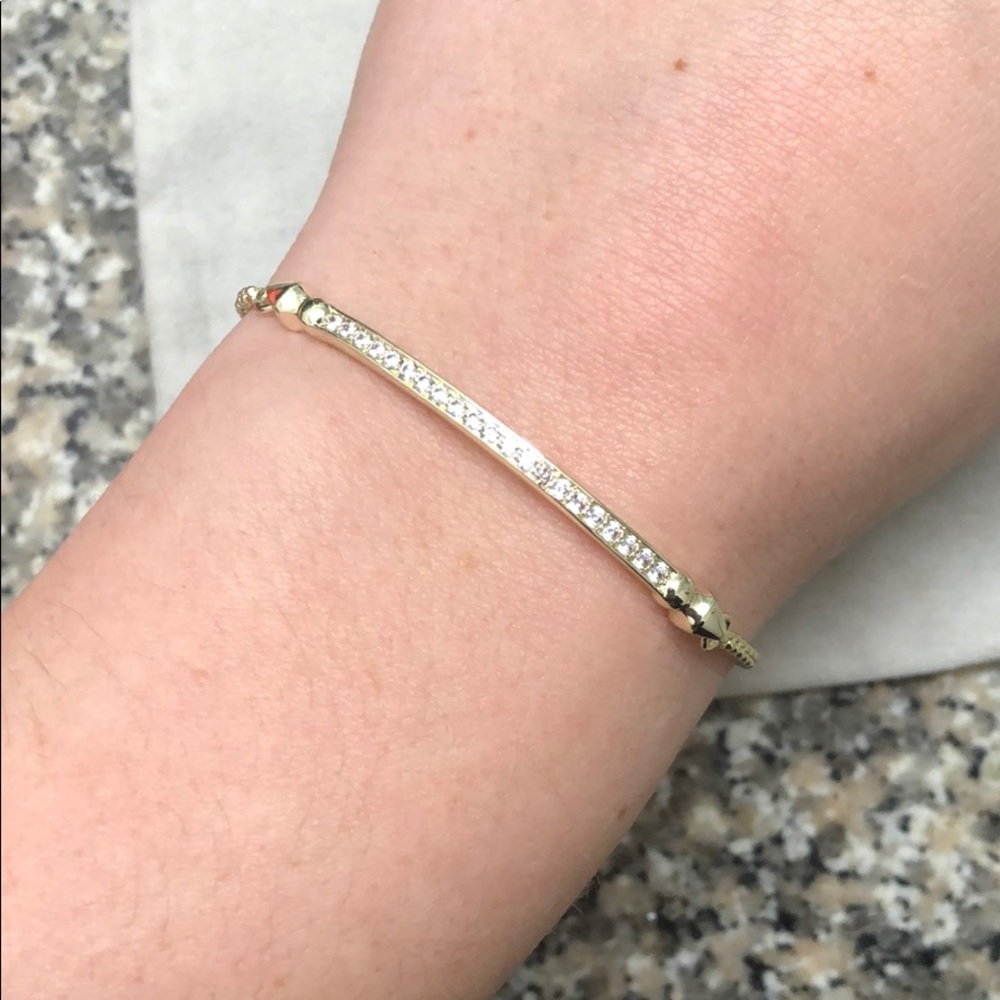 Kendra Scott Ott Adjustable Chain Bracelet in Gold